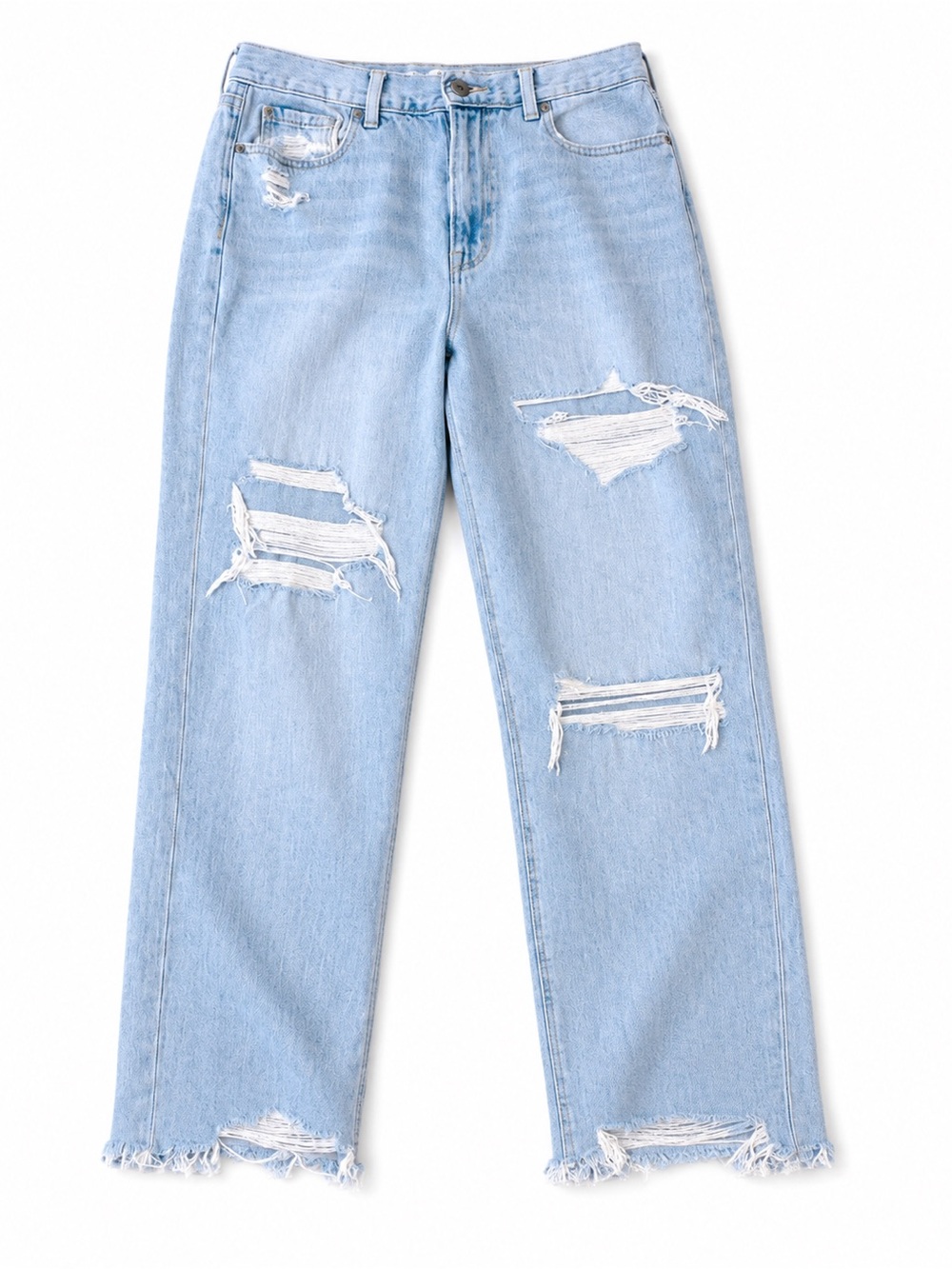 American Eagle Distressed Straight Leg Jeans
